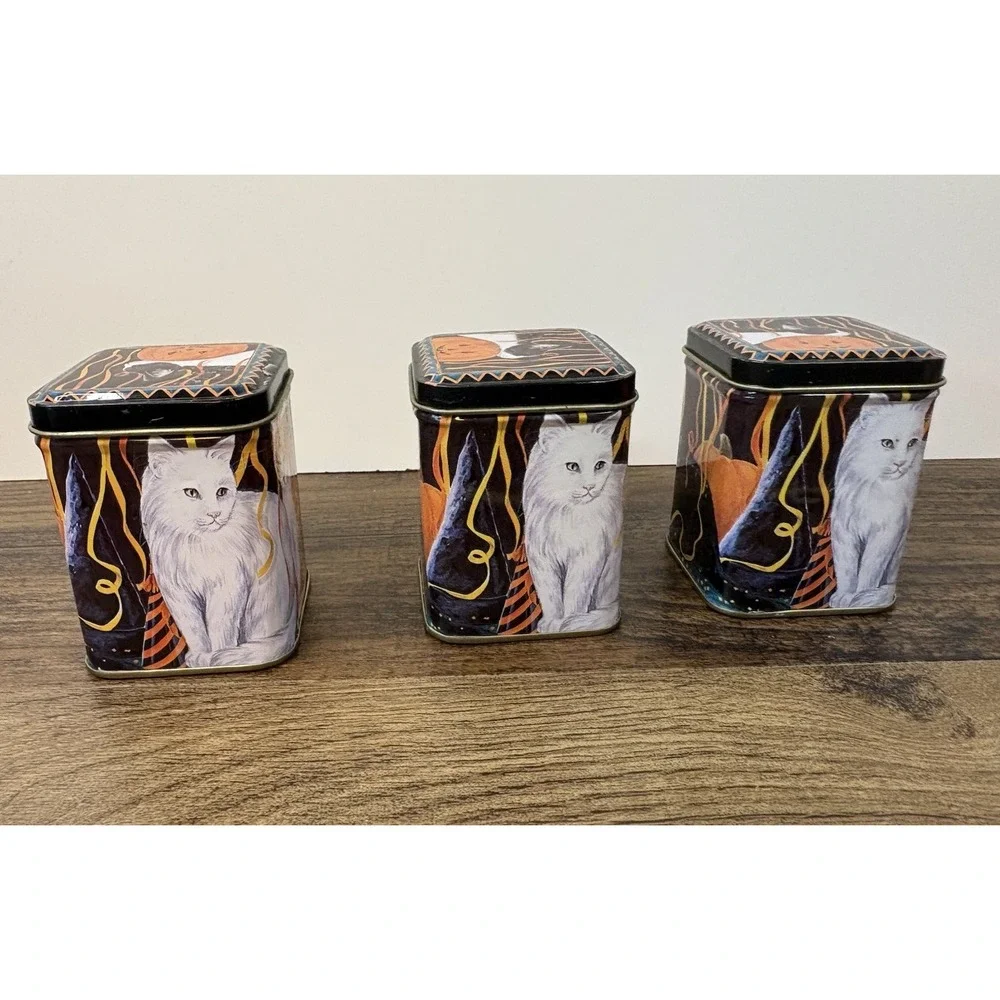 Vintage Lot Of 3 Halloween Cat 3